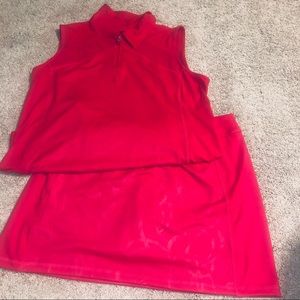 Izod golf/tennis/sport skort set
